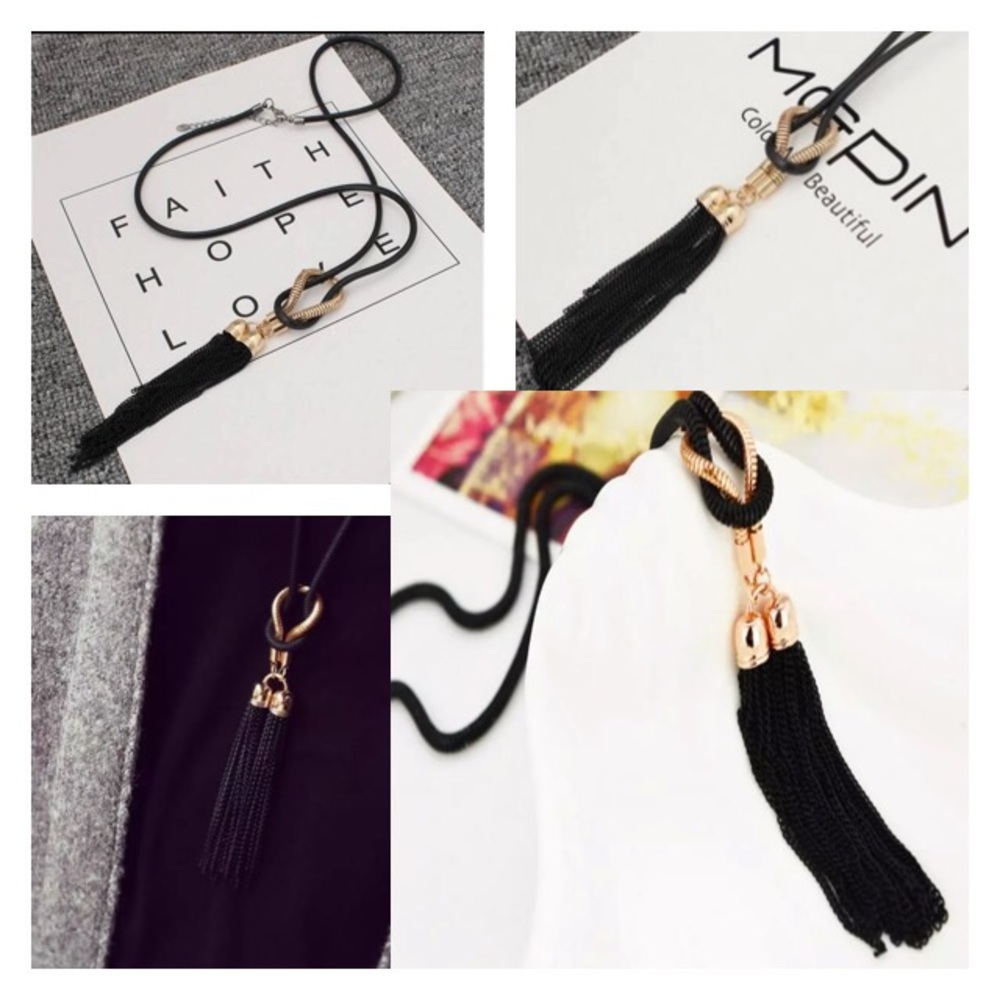 NEW!💙💎AWESOME!💛🖤GOLDEN🖤💛BLACK!💎💙TASSELS! - Picture 7 of 8